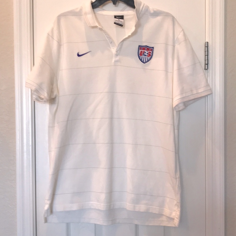 XL U.S. Soccer Nike Cotton Polo World Cup Futbol
